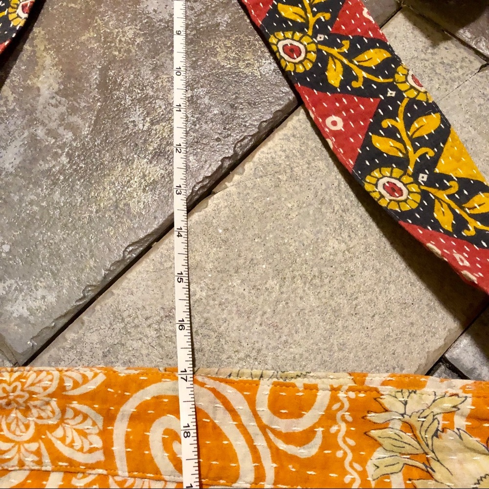 ✨HANDMADE  SARI KANTHA CROSSBODY MARKET BAG✨ - Picture 5 of 7